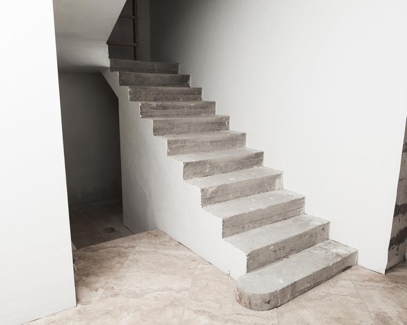 Construction escalier en béton - Entreprise de maçonnerie à Laval Mayenne Fougères et Ernée